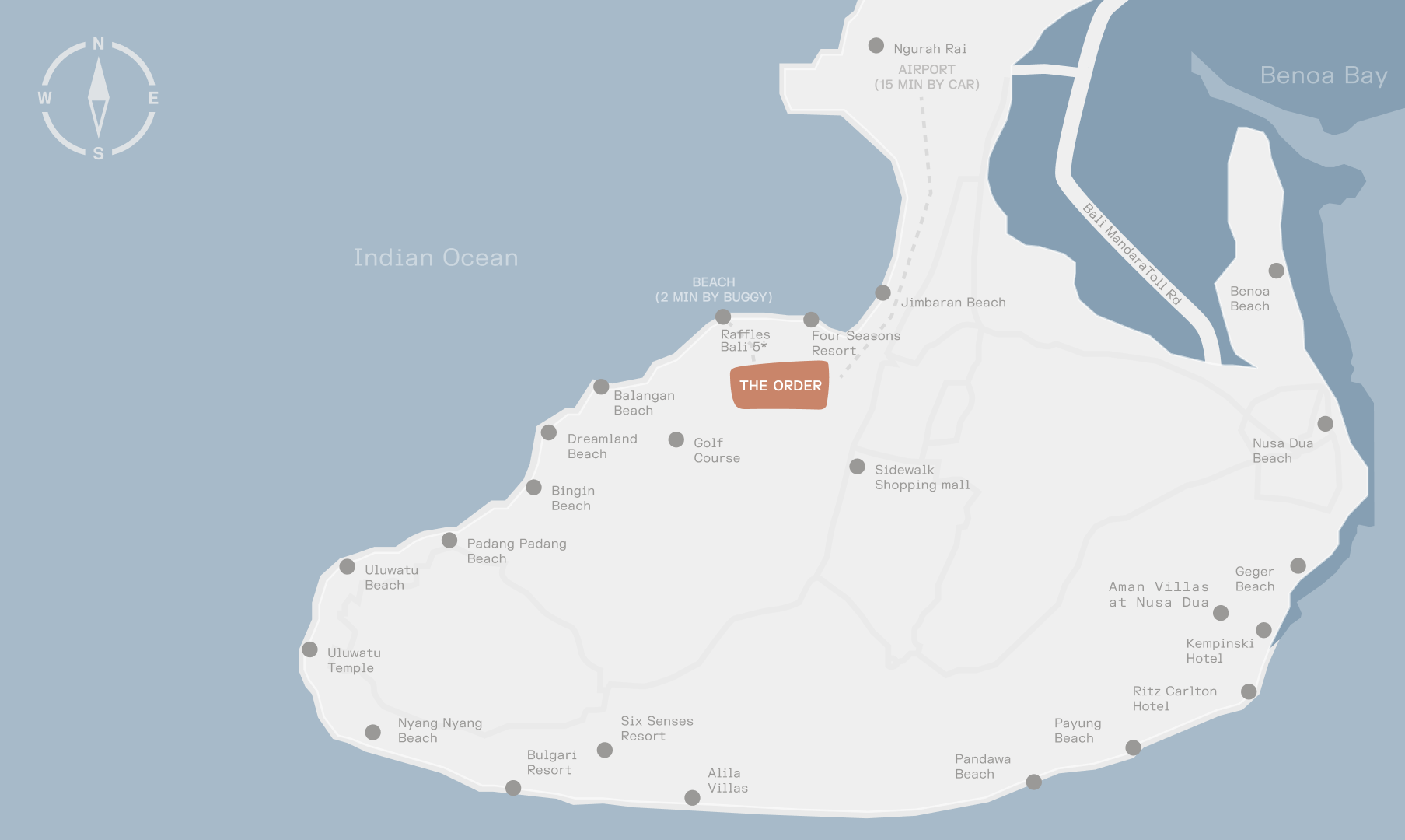 The Order Jimbaran location